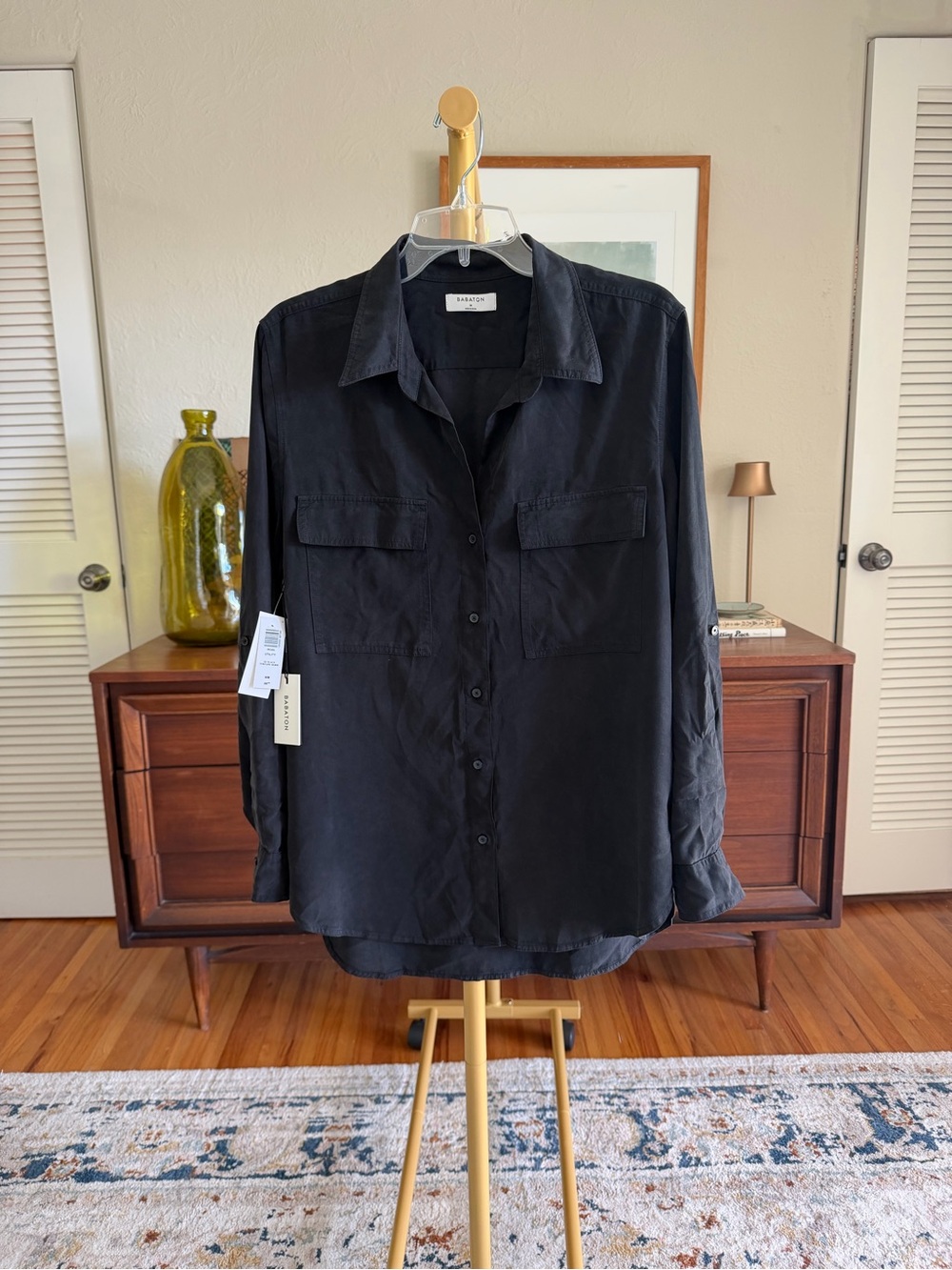 Aritzia Babaton Utility Button Down Shirt – NWT – Size M